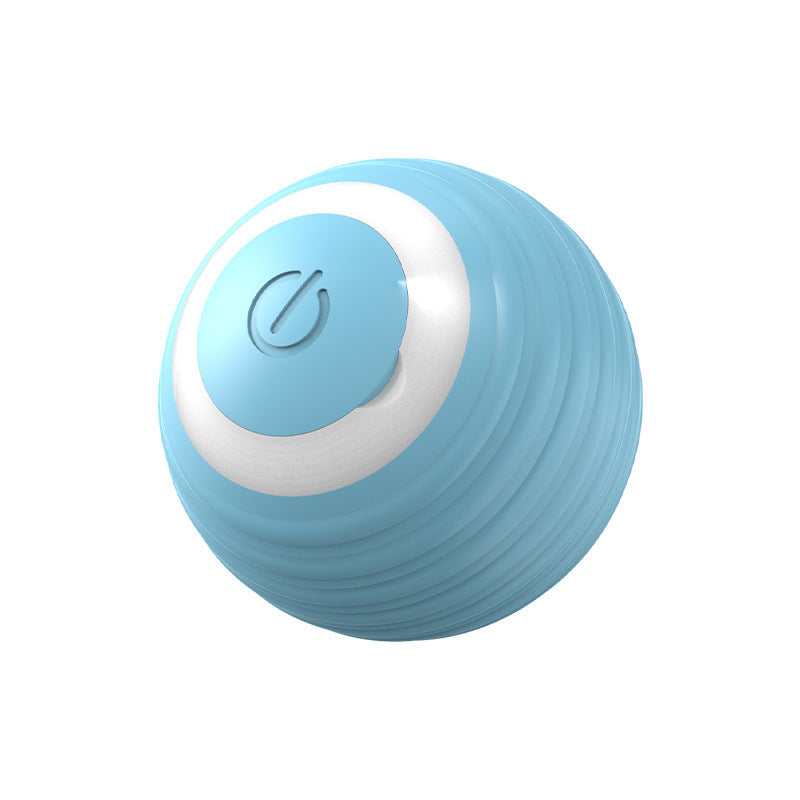 Interactive Smart Ball for Indoor Cats – Rolls & Bounces Automatically