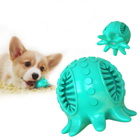 Dog Toothbrush Chew Toy – Fun Octopus Design for Fresh Breath & Play