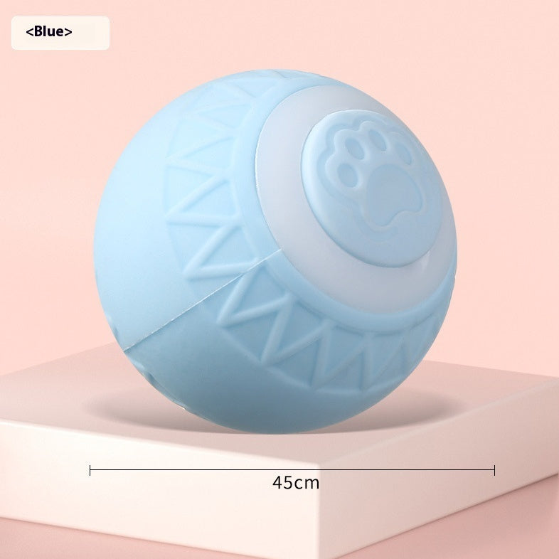 Interactive Smart Ball for Indoor Cats – Rolls & Bounces Automatically
