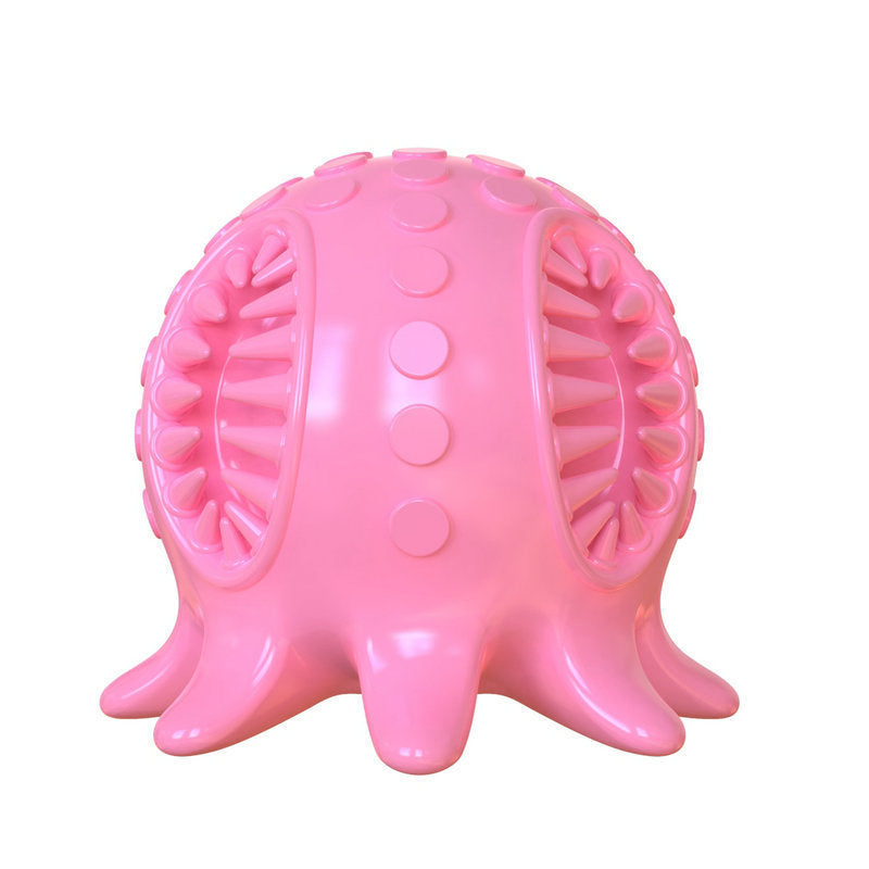 Dog Toothbrush Chew Toy – Fun Octopus Design for Fresh Breath & Play