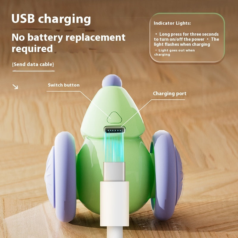 Smart Electric Cat Toy Car – Mouse Teaser with Obstacle Avoidance