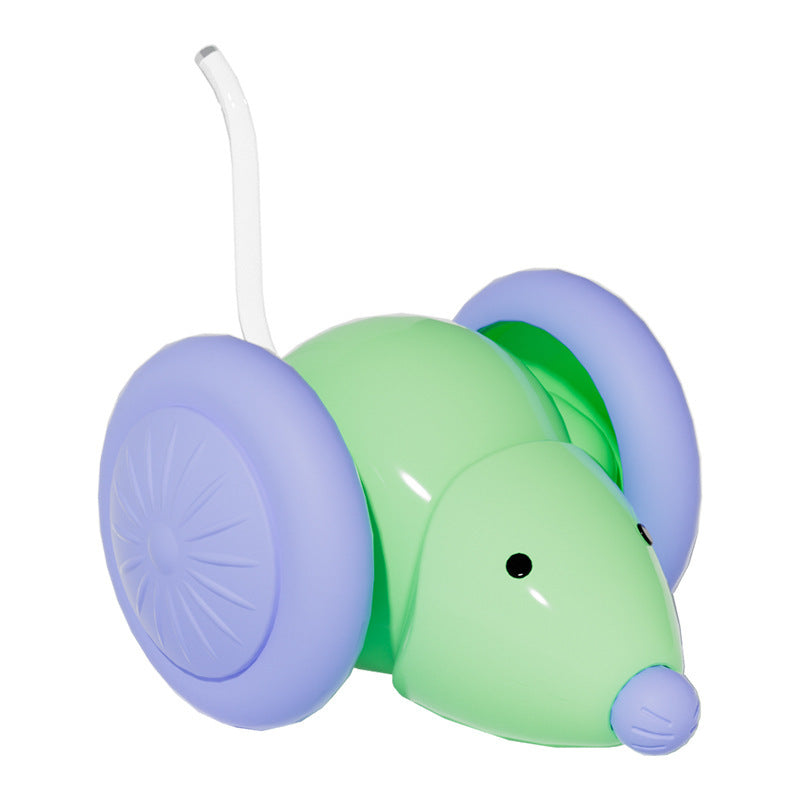 Smart Electric Cat Toy Car – Mouse Teaser with Obstacle Avoidance