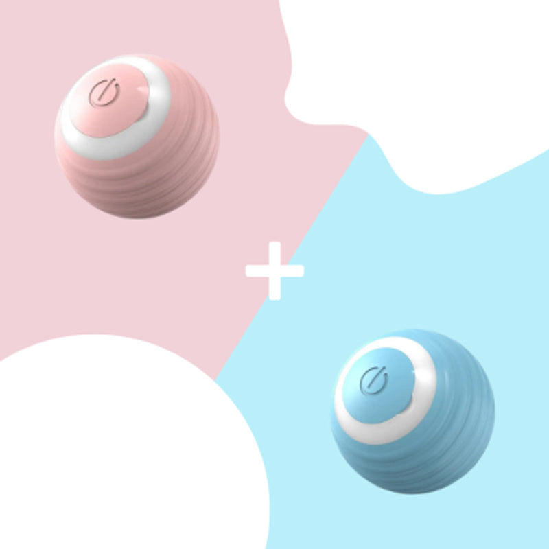 Interactive Smart Ball for Indoor Cats – Rolls & Bounces Automatically